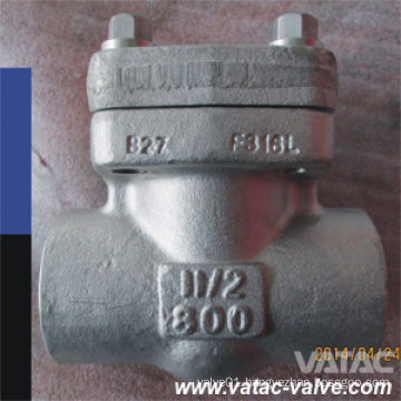 ANSI Cl600lbs/Cl800lbs/Cl1500lbs Forged Lift Check Valve with Bw/Sw/RF/Rtj Ending